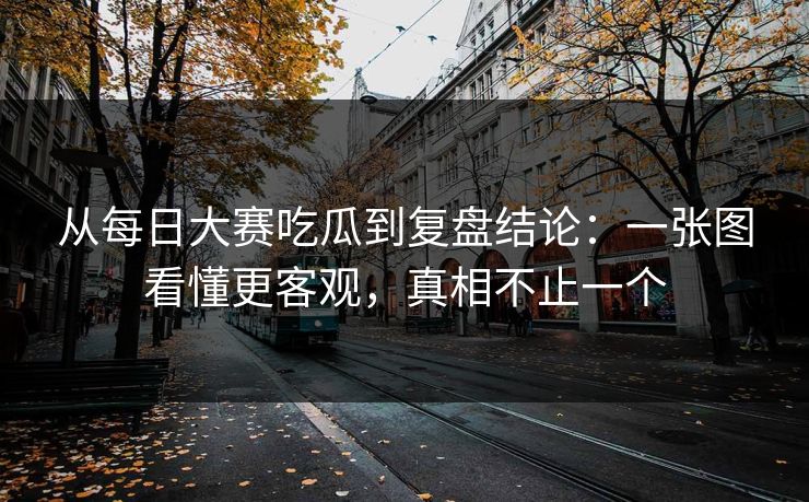 从每日大赛吃瓜到复盘结论：一张图看懂更客观，真相不止一个